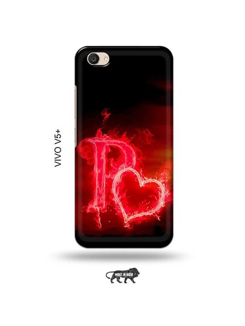 fire heart letter p back cover compatible with vivo v5 plus - 19014227 - Very Small Image - 1