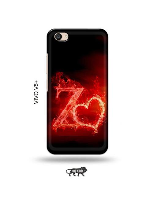 fire heart letter z back cover compatible with vivo v5 plus - 19014237 - Very Small Image - 1