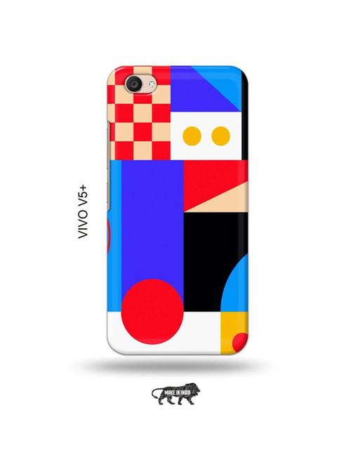 abstract red back cover compatible with vivo v5 plus - 19014337 - Very Small Image - 1