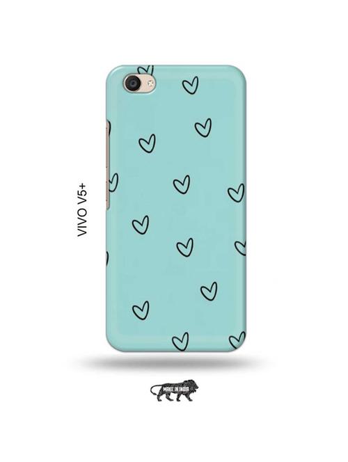 hearts back cover compatible with vivo v5 plus - 19014601 - Very Small Image - 1