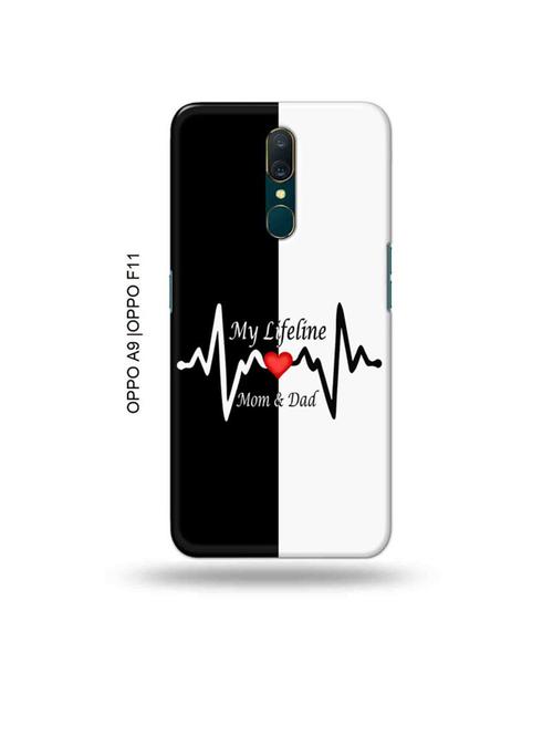 tweakymod designer printed hard case | mom dad lifeline back cover compatible with oppo a9, oppo f11 - 19014700 - Very Small Image - 1