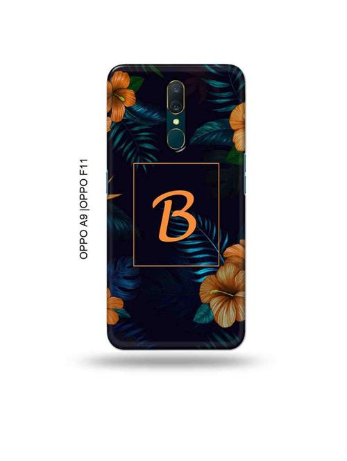 floral b back cover compatible with oppo a9, oppo f11 - 19014758 - Very Small Image - 1