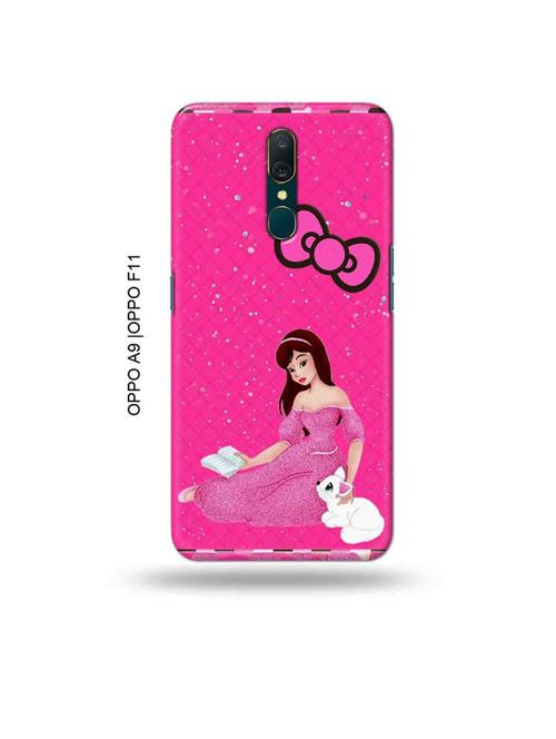cute girl back cover compatible with oppo a9, oppo f11 - 19014788 - Very Small Image - 1