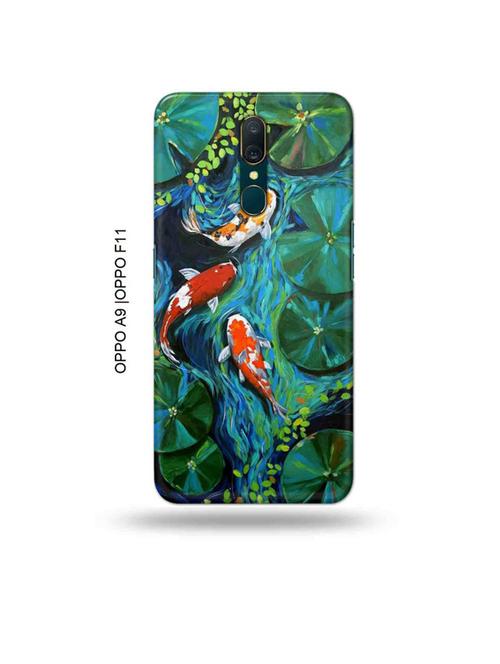 abstract fish back cover compatible with oppo a9, oppo f11 - 19014851 - Very Small Image - 1