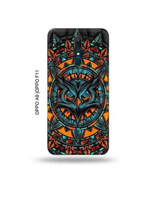 tweakymod designer printed hard case | angry owl back cover compatible with oppo a9, oppo f11 - 19015001 - Very Small Image - 1