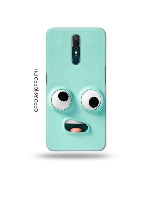 funny face emoji back cover compatible with oppo a9, oppo f11 - 19015011 - Very Small Image - 1
