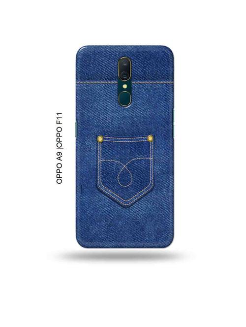 tweakymod designer printed hard case | jean back cover compatible with oppo a9, oppo f11 - 19015036 - Very Small Image - 1