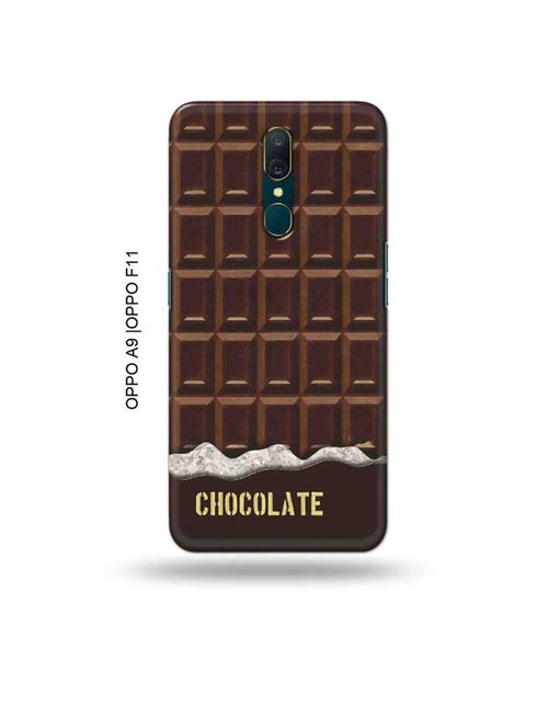 tweakymod designer printed hard case | chocolate back cover compatible with oppo a9, oppo f11 - 19015086 - Very Small Image - 1
