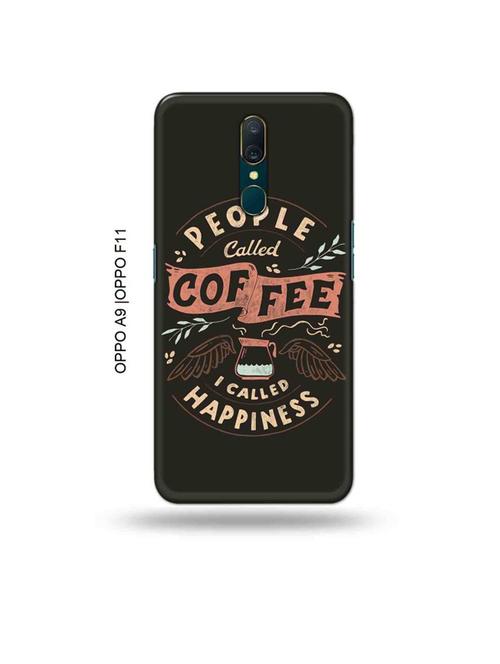 tweakymod designer printed hard case | people coffee hapiness back cover compatible with oppo a9, oppo f11 - 19015089 - Very Small Image - 1