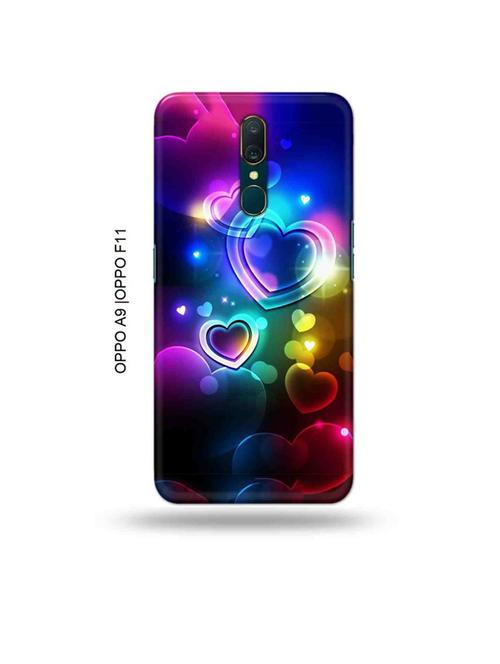 tweakymod designer printed hard case | love design back cover compatible with oppo a9, oppo f11 - 19015106 - Very Small Image - 1