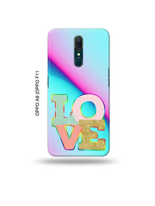 tweakymod designer printed hard case | love design back cover compatible with oppo a9, oppo f11 - 19015108 - Very Small Image - 1