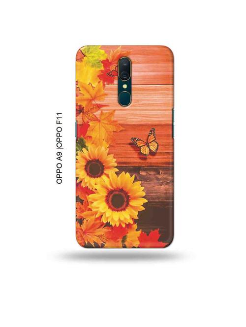 tweakymod designer printed hard case | flowers back cover compatible with oppo a9, oppo f11 - 19015152 - Very Small Image - 1
