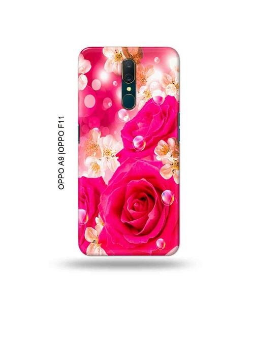 tweakymod designer printed hard case | flowers back cover compatible with oppo a9, oppo f11 - 19015156 - Very Small Image - 1