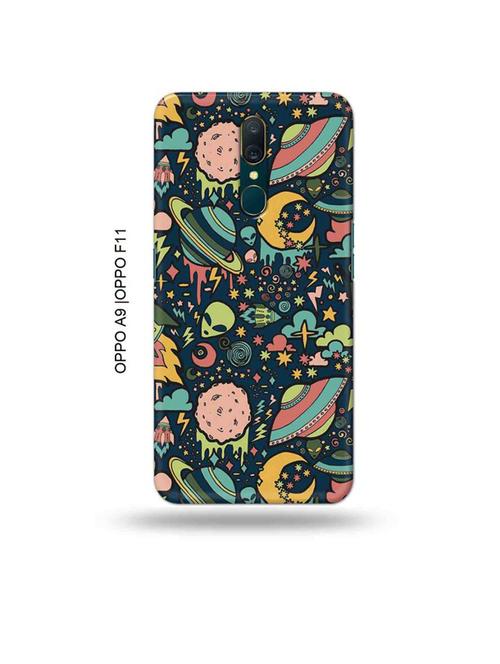 tweakymod designer printed hard case | ufo dope back cover compatible with oppo a9, oppo f11 - 19015178 - Very Small Image - 1