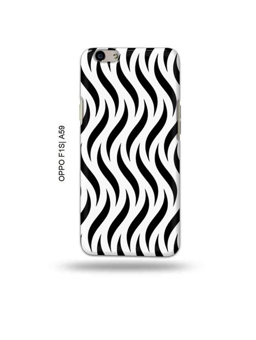 tweakymod designer printed hard case | curvy strips back cover compatible with oppo f1s, oppo a59 - 19015368 - Very Small Image - 1