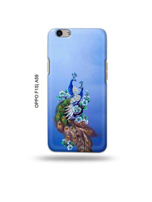 tweakymod designer printed hard case | peacock couple back cover compatible with oppo f1s, oppo a59 - 19015390 - Very Small Image - 1