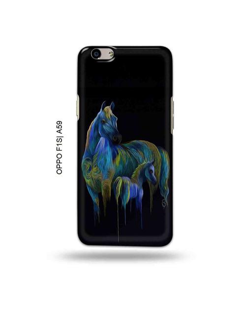 tweakymod designer printed hard case | horse back cover compatible with oppo f1s, oppo a59 - 19015395 - Very Small Image - 1