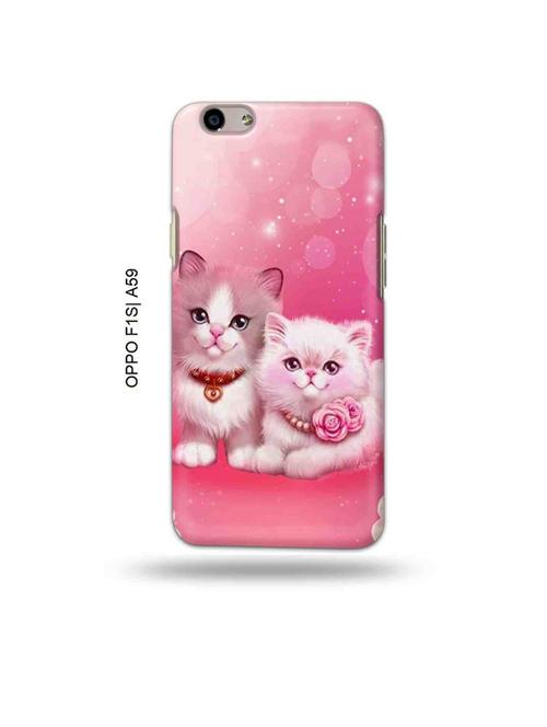 tweakymod designer printed hard case | cute kitties back cover compatible with oppo f1s, oppo a59 - 19015405 - Very Small Image - 1