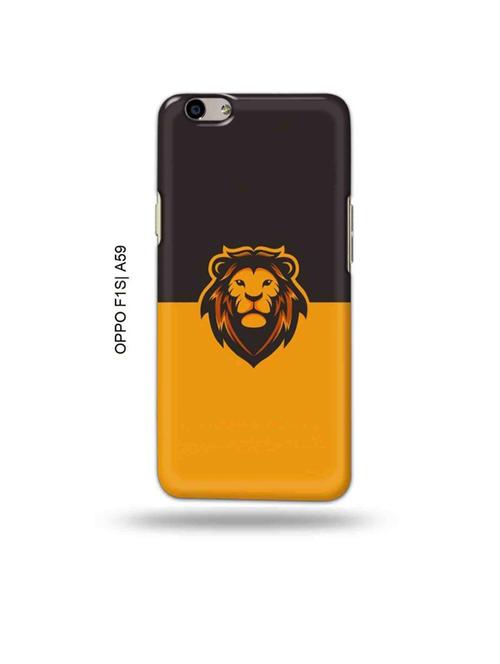 tweakymod designer printed hard case | minimal lion back cover compatible with oppo f1s, oppo a59 - 19015413 - Very Small Image - 1