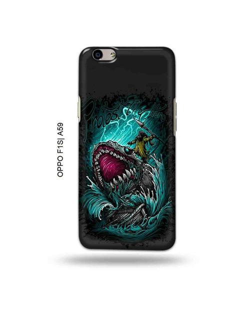tweakymod designer printed hard case | shark back cover compatible with oppo f1s, oppo a59 - 19015431 - Very Small Image - 1