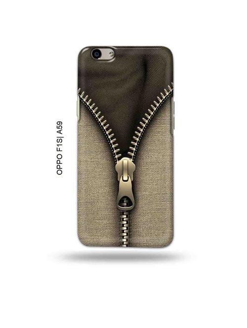 tweakymod designer printed hard case | zipper back cover compatible with oppo f1s, oppo a59 - 19015454 - Very Small Image - 1