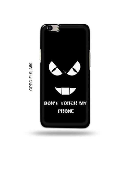 tweakymod designer printed hard case | don't touch my phone back cover compatible with oppo f1s, oppo a59 - 19015509 - Very Small Image - 1
