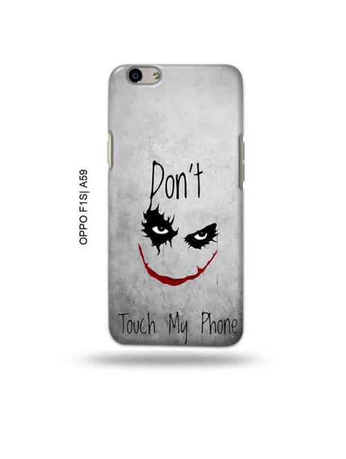 don't touch my phone back cover compatible with oppo f1s, oppo a59 - 19015512 - Very Small Image - 1