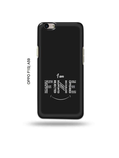 tweakymod designer printed hard case | i am fine back cover compatible with oppo f1s, oppo a59 - 19015573 - Very Small Image - 1
