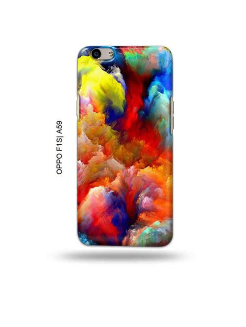 tweakymod designer printed hard case | colourful clouds back cover compatible with oppo f1s, oppo a59 - 19015585 - Very Small Image - 1