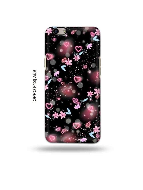 tweakymod designer printed hard case | flower and hearts back cover compatible with oppo f1s, oppo a59 - 19015641 - Very Small Image - 1