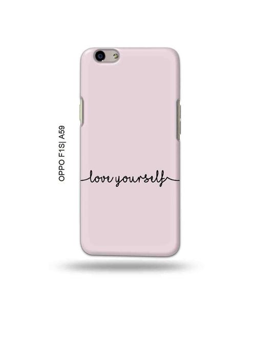 tweakymod designer printed hard case | love yourself back cover compatible with oppo f1s, oppo a59 - 19015645 - Very Small Image - 1