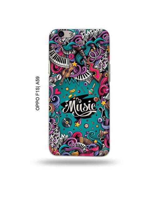 tweakymod designer printed hard case | music back cover compatible with oppo f1s, oppo a59 - 19015708 - Very Small Image - 1