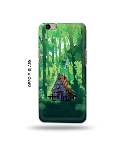 tweakymod designer printed hard case | forest house back cover compatible with oppo f1s, oppo a59 - 19015722 - Very Small Image - 1