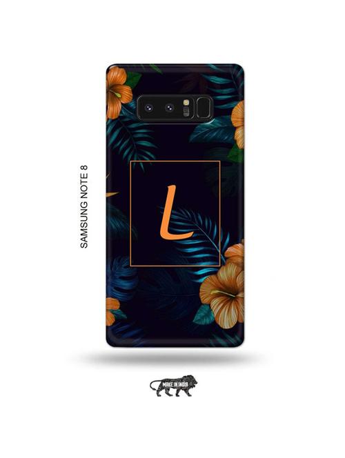 tweakymod designer printed hard case | floral l back cover compatible with samsung note 8 - 19016325 - Very Small Image - 1