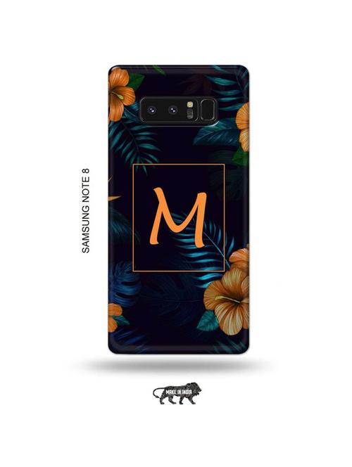 tweakymod designer printed hard case | floral m back cover compatible with samsung note 8 - 19016326 - Very Small Image - 1