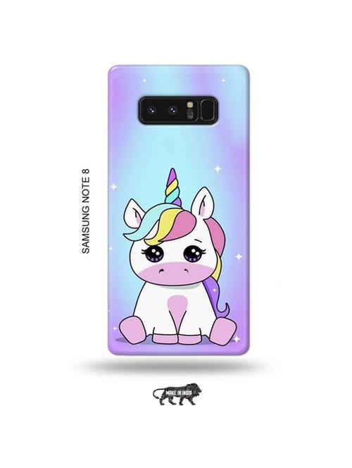 tweakymod designer printed hard case | baby unicorn back cover compatible with samsung note 8 - 19016344 - Very Small Image - 1