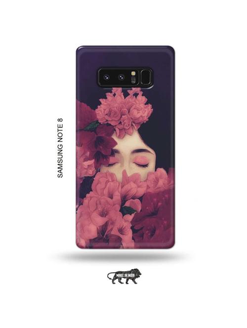 tweakymod designer printed hard case | shy girl back cover compatible with samsung note 8 - 19016354 - Very Small Image - 1