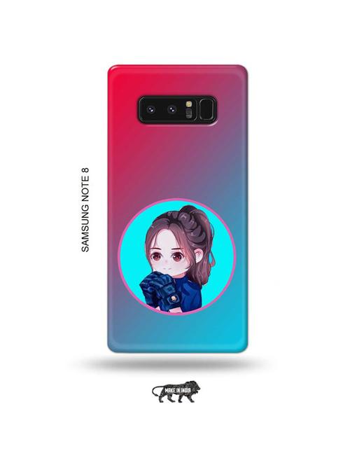 tweakymod designer printed hard case | baby cute girl back cover compatible with samsung note 8 - 19016356 - Very Small Image - 1