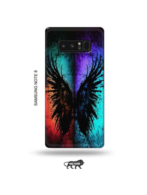 tweakymod designer printed hard case | coulrful butterfly back cover compatible with samsung note 8 - 19016367 - Very Small Image - 1