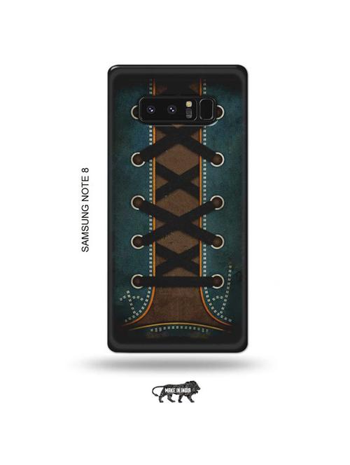 tweakymod designer printed hard case | shoe lace back cover compatible with samsung note 8 - 19016370 - Very Small Image - 1