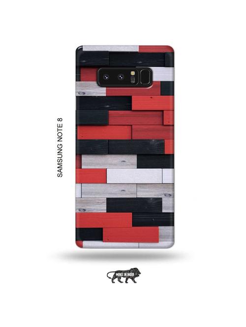 tweakymod designer printed hard case | colour wooden bricks back cover compatible with samsung note 8 - 19016403 - Very Small Image - 1