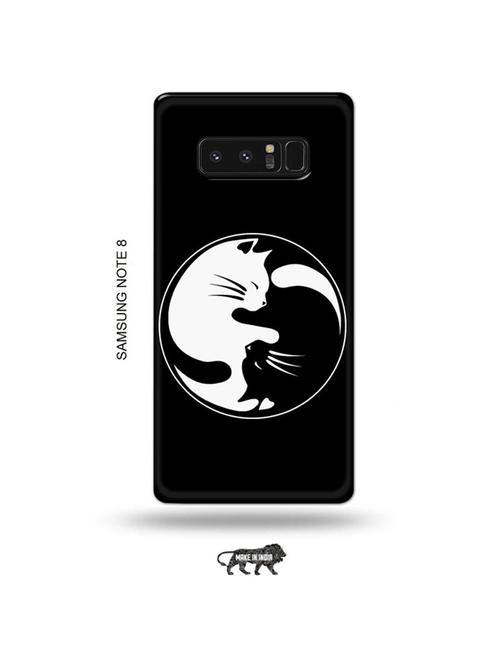 tweakymod designer printed hard case | ninja cat back cover compatible with samsung note 8 - 19016434 - Very Small Image - 1