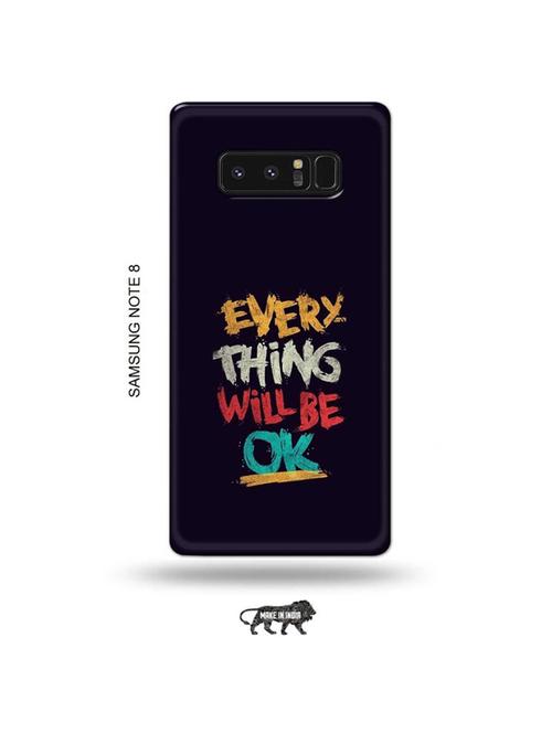 tweakymod designer printed hard case | every thing will be ok back cover compatible with samsung note 8 - 19016458 - Very Small Image - 1