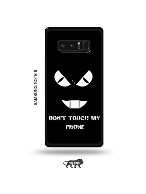 tweakymod designer printed hard case | don't touch my phone back cover compatible with samsung note 8 - 19016547 - Very Small Image - 1
