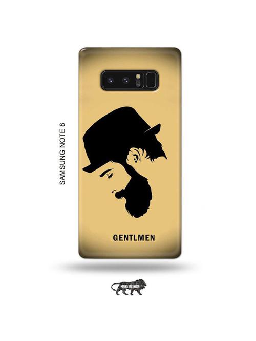 tweakymod designer printed hard case | gentleman back cover compatible with samsung note 8 - 19016553 - Very Small Image - 1