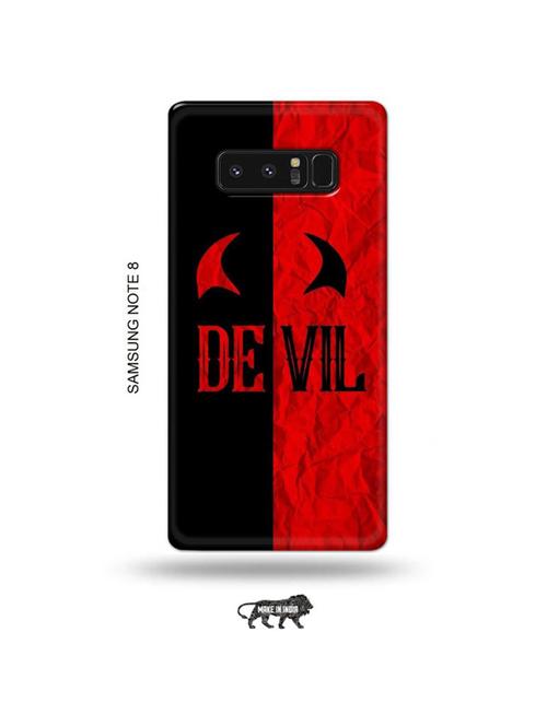 tweakymod designer printed hard case | devil back cover compatible with samsung note 8 - 19016556 - Very Small Image - 1