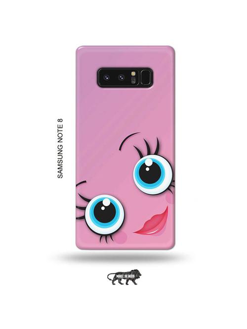 tweakymod designer printed hard case | girliey eyes back cover compatible with samsung note 8 - 19016562 - Very Small Image - 1