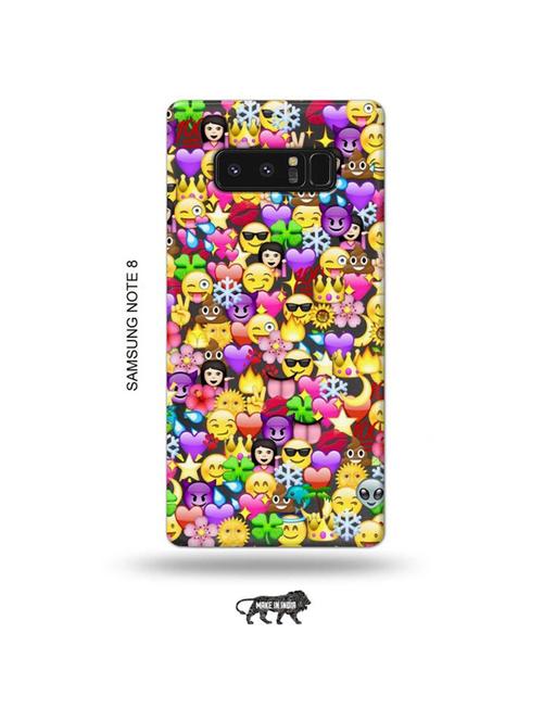 tweakymod designer printed hard case | emojis back cover compatible with samsung note 8 - 19016573 - Very Small Image - 1