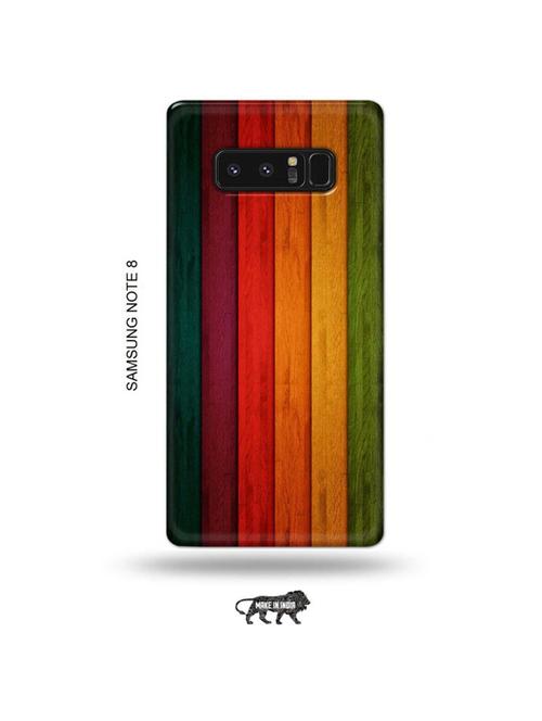 tweakymod designer printed hard case | wooden strips back cover compatible with samsung note 8 - 19016589 - Very Small Image - 1