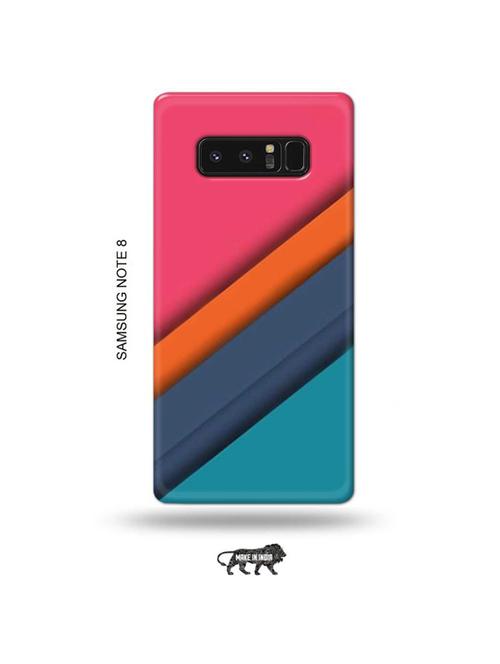 tweakymod designer printed hard case | strips back cover compatible with samsung note 8 - 19016590 - Very Small Image - 1